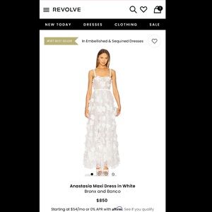 Bronx and Banco White Maxi Dress